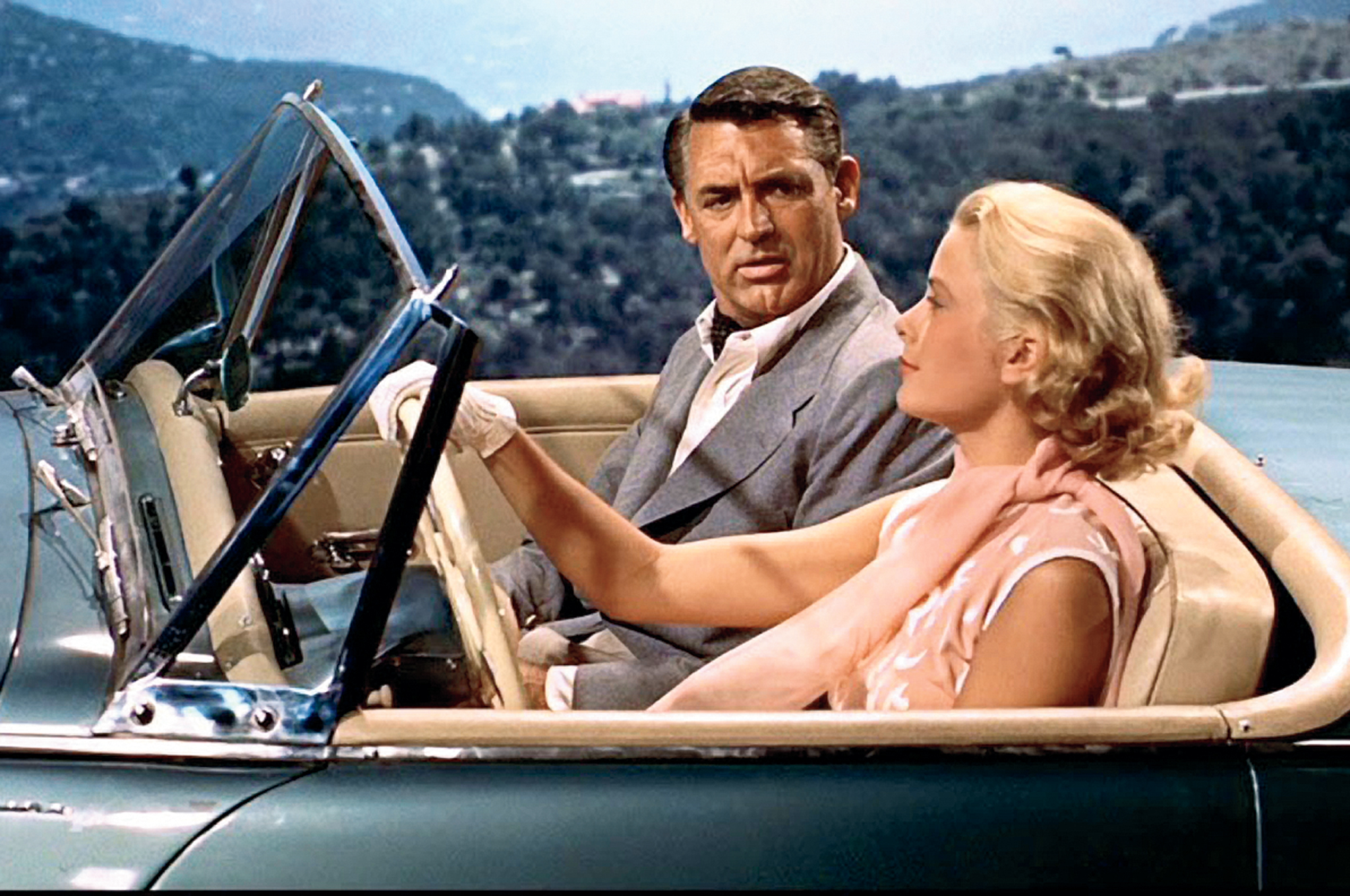 grace kelly to catch a thief driving